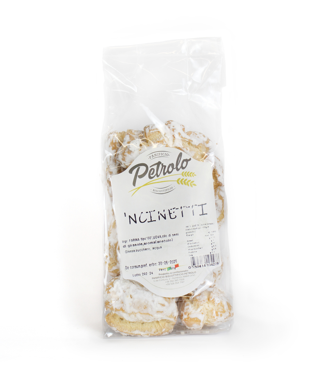 Biscotti tipici calabrese Ncinetti