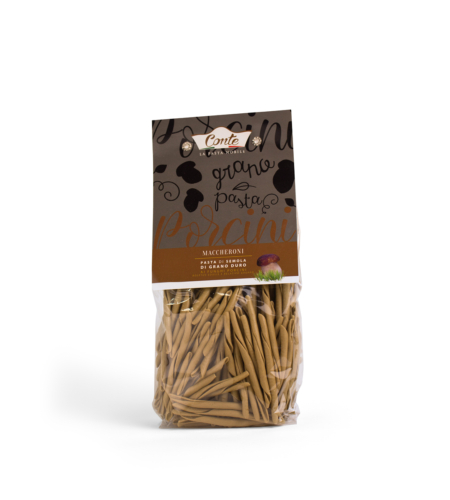 MACCHERONI PASTA DI SEMOLA DI GRANO DURO FUNGHI PORCINI