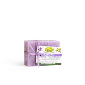 SAPONE ALLA LAVANDA E AI FIORI DI LAVANDA CONN OLIO EXTRAVERGINE DI Oliva Soggetto a calo di peso naturale