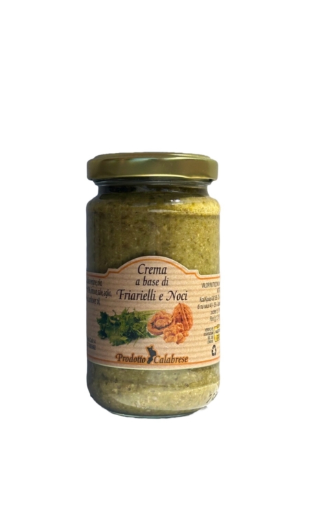 Crema a base di friarielli e noci