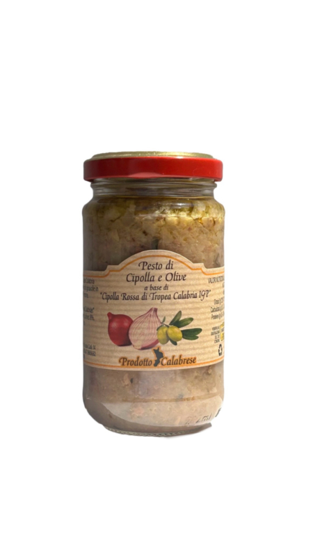 Pesto di Cipolla Rossa di Tropea e Olive